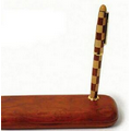 Rosewood Pen Box with Stand